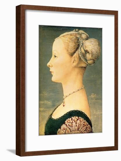 Portrait of a Woman, Second Half of the 15th C-Piero del Pollaiuolo-Framed Giclee Print