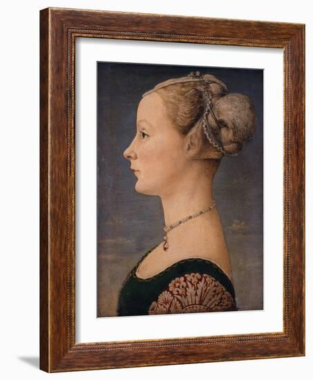 Portrait of a Woman, Second Half of the 15th C-Piero del Pollaiuolo-Framed Giclee Print