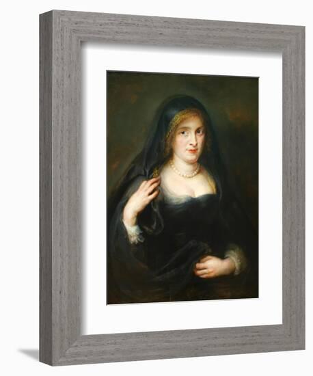 Portrait of a Woman, Susanna Lunden, Froument-Peter Paul Rubens-Framed Art Print