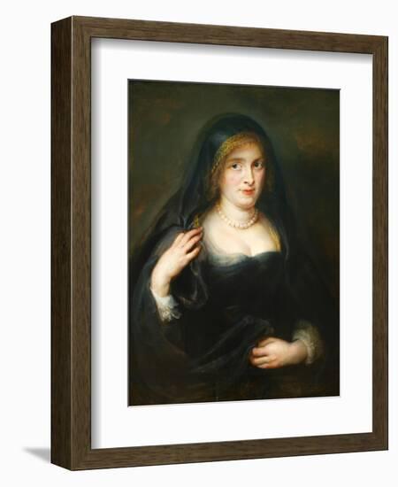 Portrait of a Woman, Susanna Lunden, Froument-Peter Paul Rubens-Framed Art Print