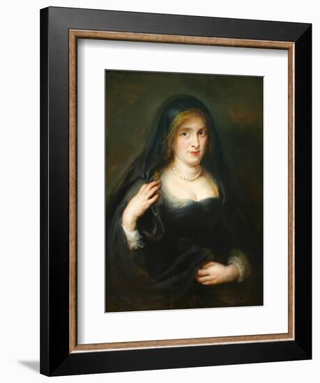 Portrait of a Woman, Susanna Lunden, Froument-Peter Paul Rubens-Framed Art Print