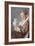 Portrait of a Woman with a Dog-Jean-Honoré Fragonard-Framed Art Print