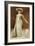 Portrait of a Woman with a Parasol-Francois Edouard Zier-Framed Giclee Print