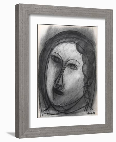 Portrait of a Woman-Francisco Bores-Framed Collectable Print