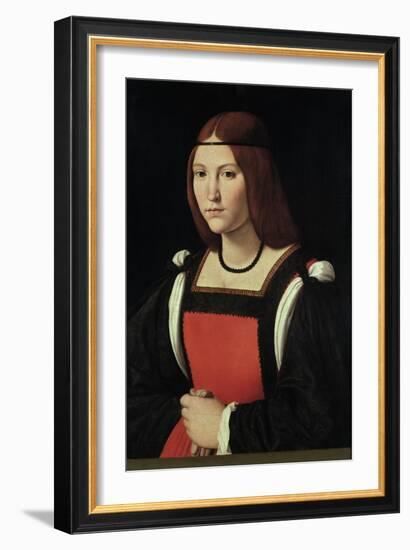 Portrait of a Woman-Giovanni Antonio Boltraffio-Framed Giclee Print