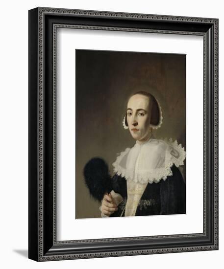 Portrait of a Woman-Pieter Dubordieu-Framed Art Print