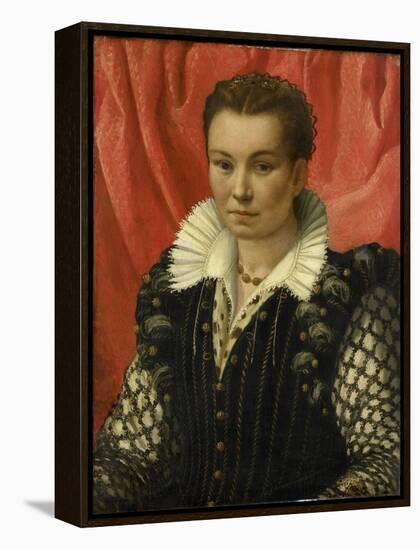 Portrait of a Woman.-Lorenzo Lotto-Framed Stretched Canvas