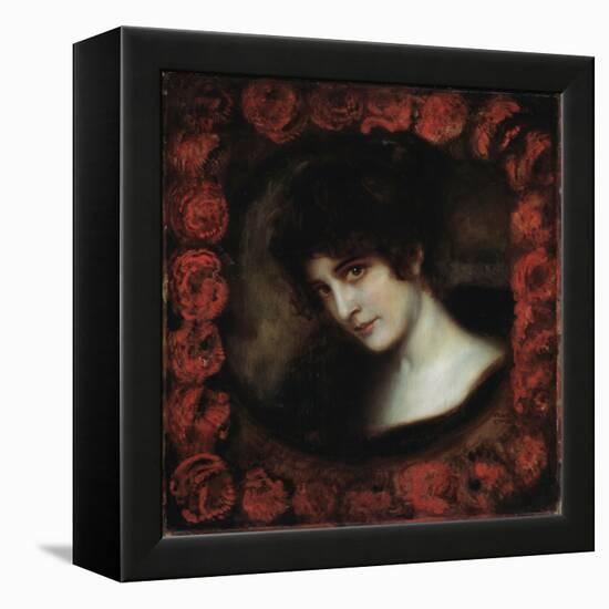 Portrait of a Woman-Franz von Stuck-Framed Premier Image Canvas