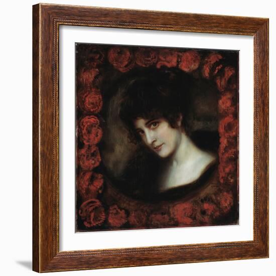 Portrait of a Woman-Franz von Stuck-Framed Giclee Print