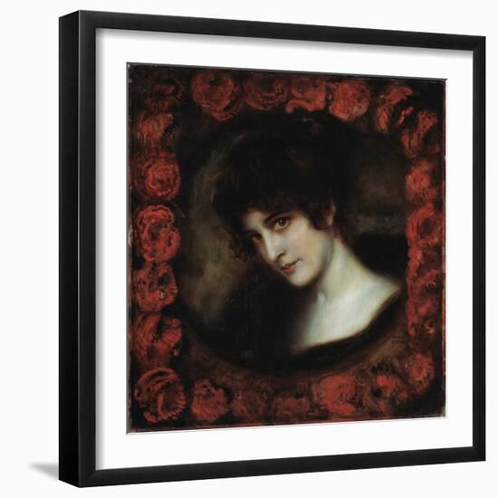 Portrait of a Woman-Franz von Stuck-Framed Giclee Print