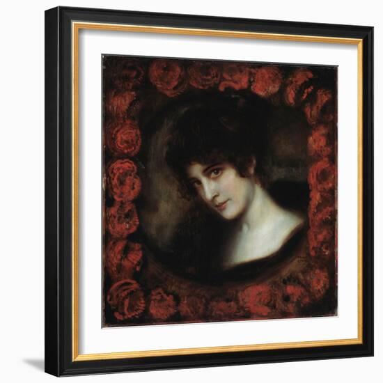 Portrait of a Woman-Franz von Stuck-Framed Giclee Print