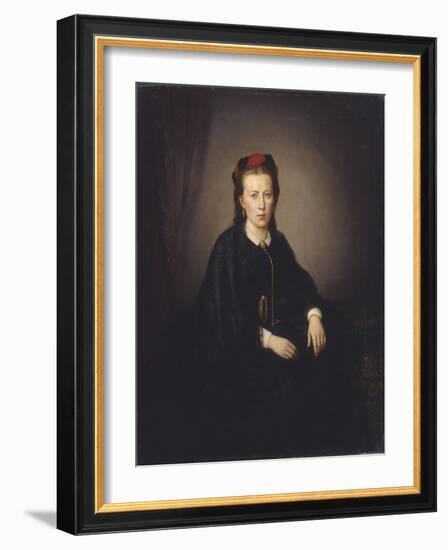 Portrait of a Woman-Hans Makart-Framed Giclee Print