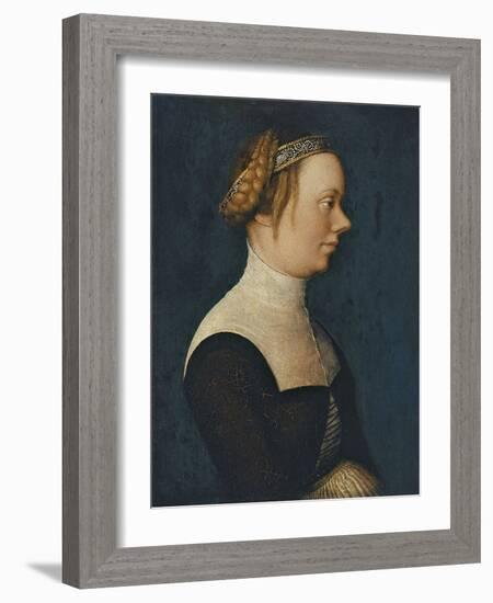 Portrait of a Woman-Hans Holbein the Younger-Framed Giclee Print