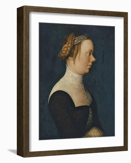 Portrait of a Woman-Hans Holbein the Younger-Framed Giclee Print