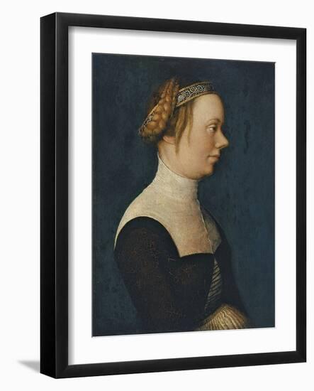 Portrait of a Woman-Hans Holbein the Younger-Framed Giclee Print