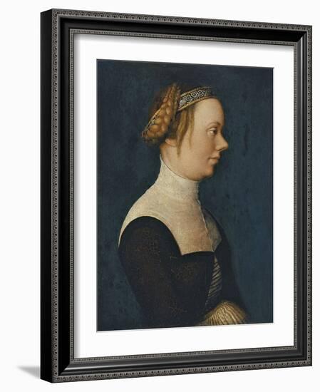 Portrait of a Woman-Hans Holbein the Younger-Framed Giclee Print