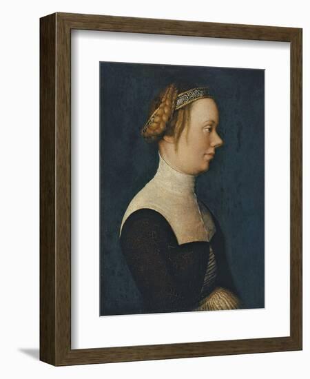 Portrait of a Woman-Hans Holbein the Younger-Framed Giclee Print