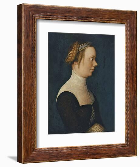 Portrait of a Woman-Hans Holbein the Younger-Framed Giclee Print