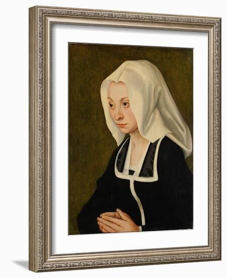Portrait of a Woman-Lucas Cranach the Elder-Framed Giclee Print