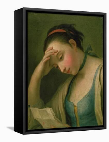 Portrait of a Woman-Pietro Antonio Rotari-Framed Premier Image Canvas