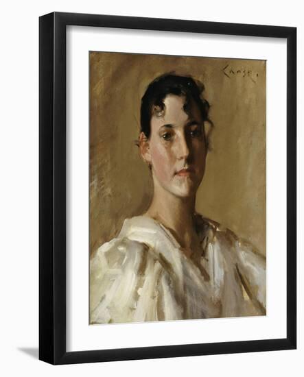 Portrait of a Woman-William Merritt Chase-Framed Giclee Print