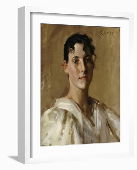 Portrait of a Woman-William Merritt Chase-Framed Giclee Print