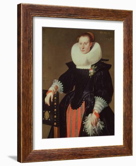 Portrait of a Woman-Cornelis de Vos-Framed Giclee Print