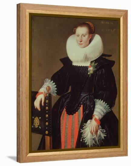 Portrait of a Woman-Cornelis de Vos-Framed Premier Image Canvas