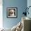 Portrait of a Yellow Labrador Dog-null-Framed Photographic Print displayed on a wall