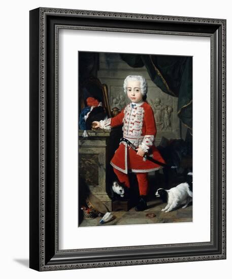 Portrait of a Young Boy in Hungarian Dress-Pierre-Joseph Redouté-Framed Giclee Print