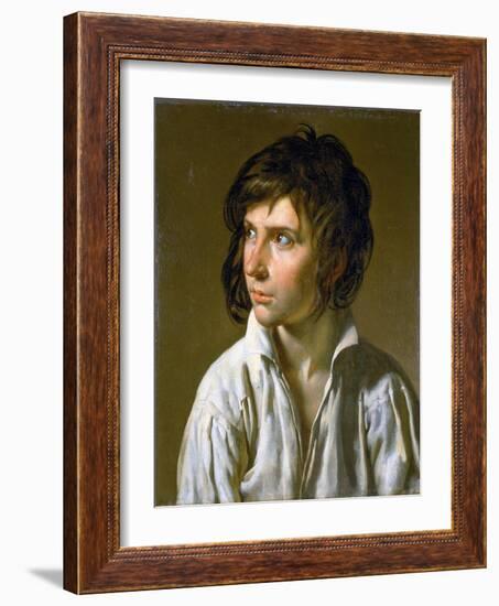 Portrait of a Young Boy-Anne-Louis Girodet de Roussy-Trioson-Framed Giclee Print