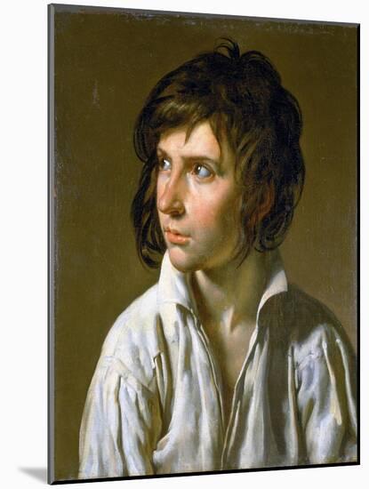 Portrait of a Young Boy-Anne-Louis Girodet de Roussy-Trioson-Mounted Giclee Print