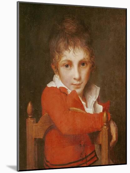 Portrait of a Young Boy-Jacques-Louis David-Mounted Giclee Print