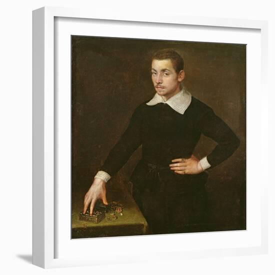 Portrait of a Young Florentine Goldsmith-Agnolo Bronzino-Framed Giclee Print