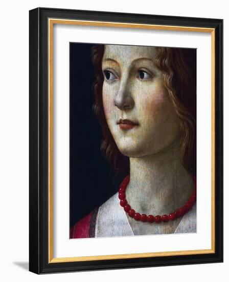 Portrait of a Young Girl, 1485-Domenico Ghirlandaio-Framed Giclee Print