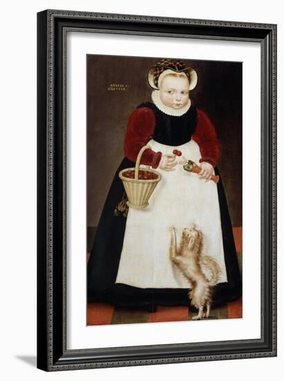 Portrait of a Young Girl, 1584-Hans Bock the Elder-Framed Giclee Print