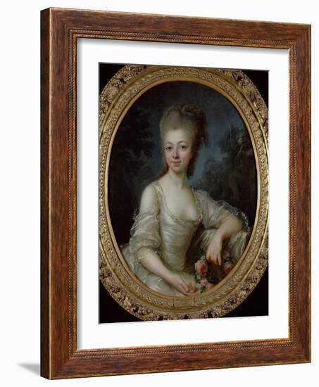 Portrait of a Young Girl, 1775-Elisabeth Louise Vigee-LeBrun-Framed Giclee Print