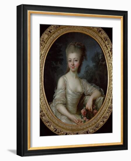 Portrait of a Young Girl, 1775-Elisabeth Louise Vigee-LeBrun-Framed Giclee Print