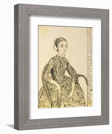 Portrait of a Young Girl, 1888-Vincent van Gogh-Framed Giclee Print