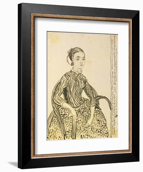 Portrait of a Young Girl, 1888-Vincent van Gogh-Framed Giclee Print