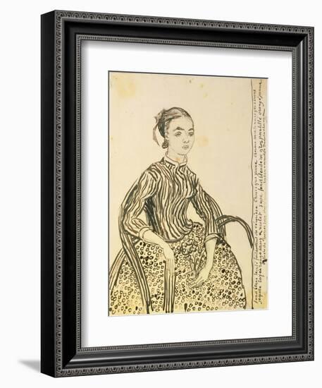 Portrait of a Young Girl, 1888-Vincent van Gogh-Framed Giclee Print