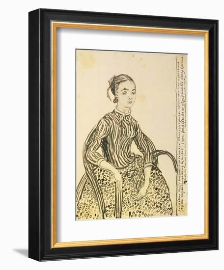 Portrait of a Young Girl, 1888-Vincent van Gogh-Framed Giclee Print