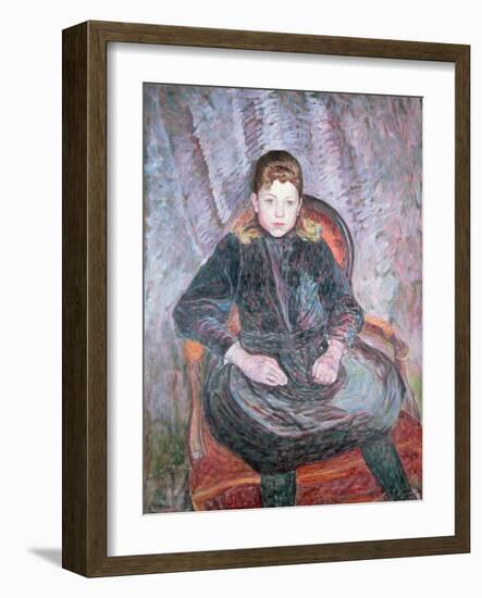 Portrait of a Young Girl, 1910-Umberto Boccioni-Framed Giclee Print