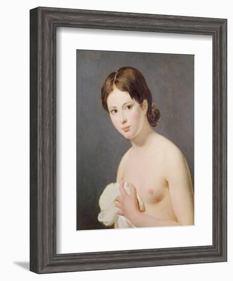 Portrait of a Young Girl. c. 1795-Jacques-Louis David-Framed Giclee Print