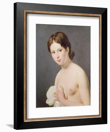 Portrait of a Young Girl. c. 1795-Jacques-Louis David-Framed Giclee Print