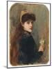 Portrait of a Young Girl, C.1877-1880 (Oil on Canvas)-Henri Gervex-Mounted Giclee Print