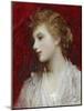 Portrait of a Young Girl, C.1884-Sir Samuel Luke Fildes-Mounted Giclee Print