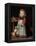 Portrait of a Young Girl (Oil on Pannel)-French-Framed Premier Image Canvas