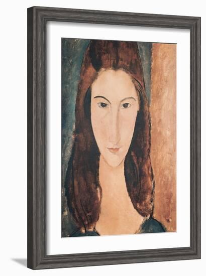 Portrait of a Young Girl-Amedeo Modigliani-Framed Giclee Print