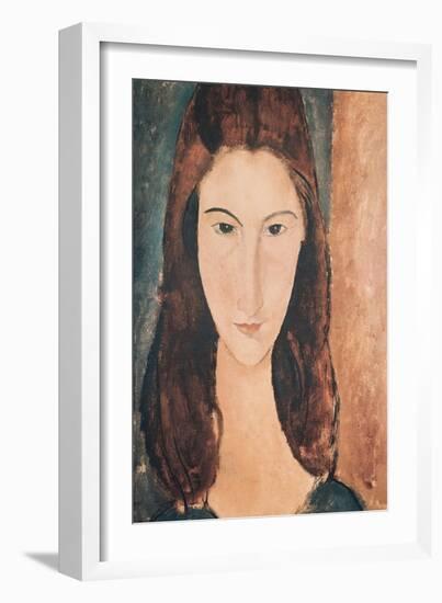 Portrait of a Young Girl-Amedeo Modigliani-Framed Giclee Print